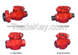 Manually operated metal valves